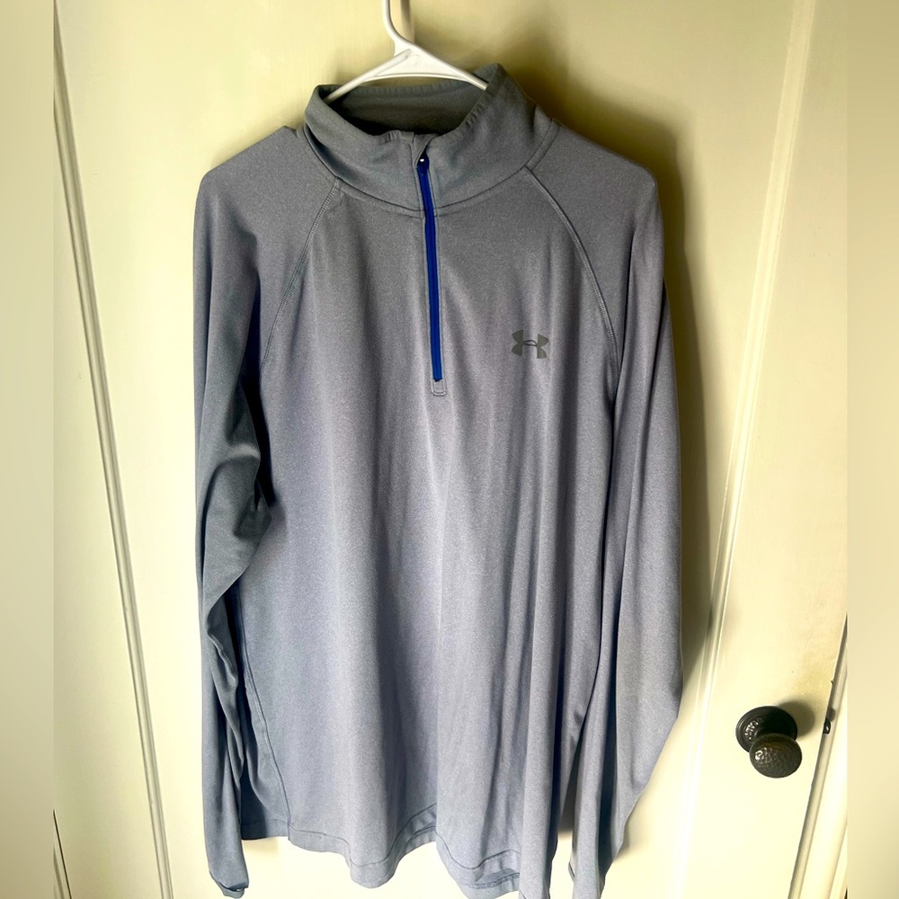 Gray Under Armour Quarterzip